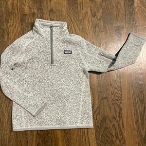 Kids' Better Sweater® 1/4-Zip Fleece- Small- Gray